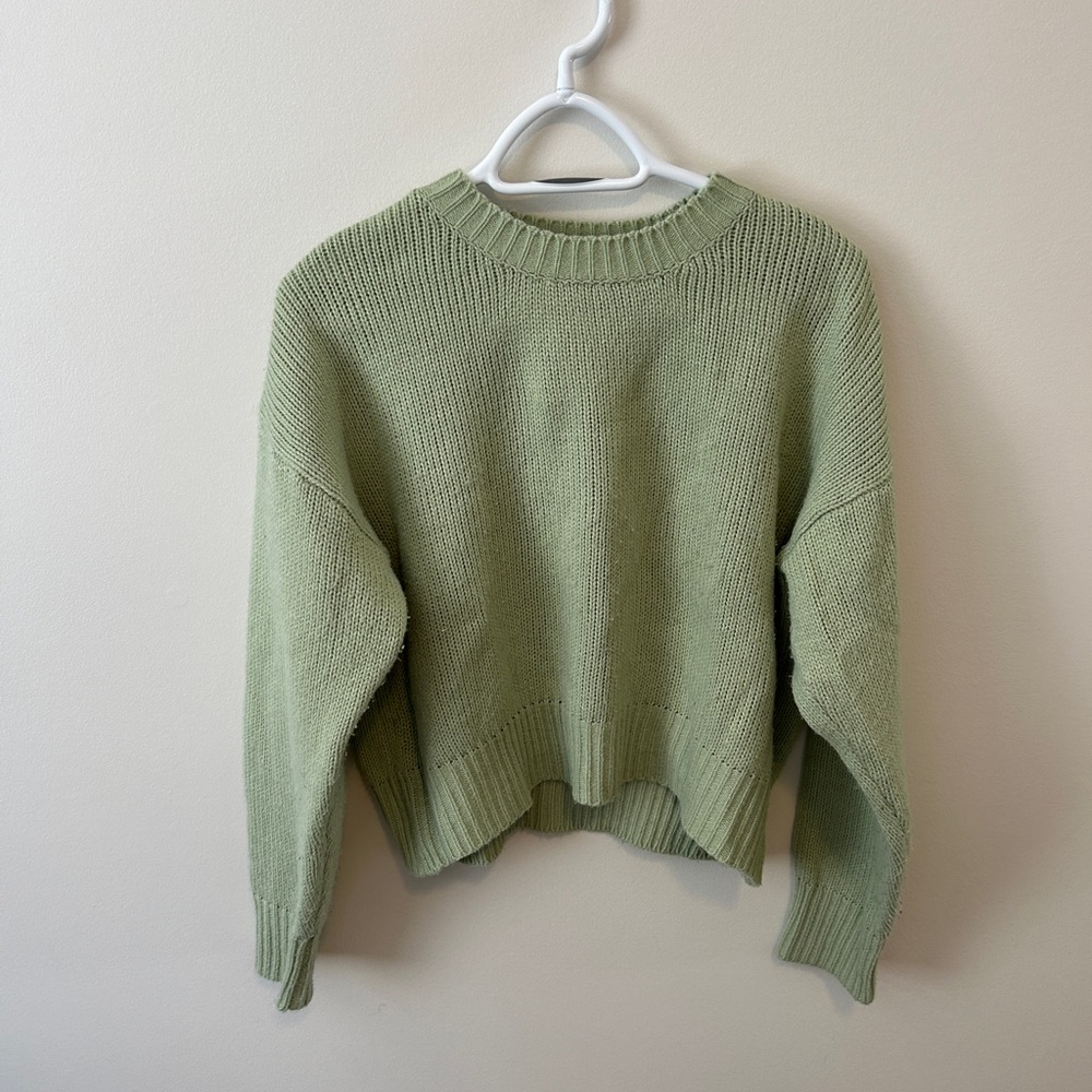 💜 2 for $30 / Nasty Gal Green Knit Sweater